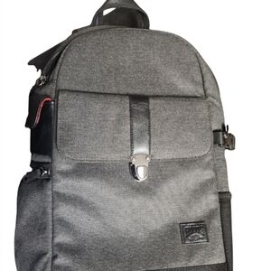 Roots Charcoal Gray Backpack/Camera Bag